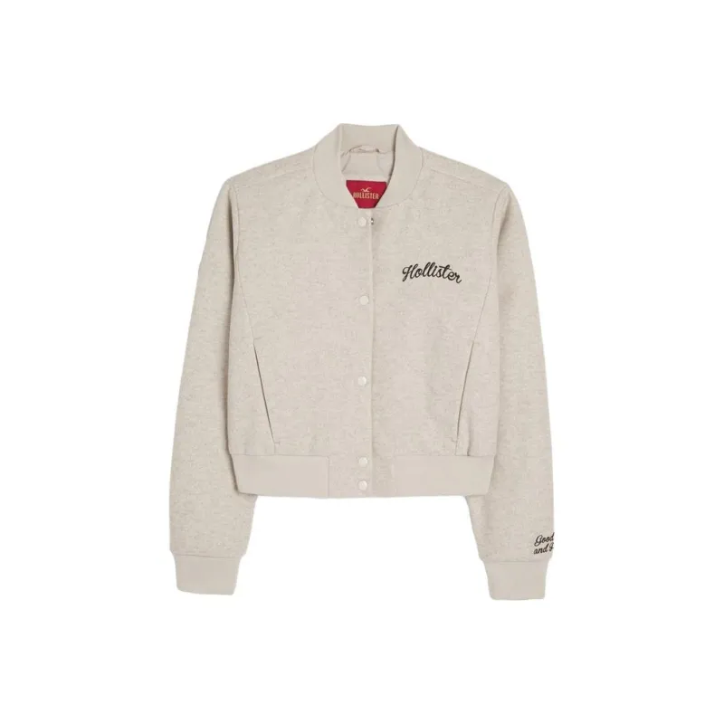 Hollister Jacket Women's Light Heather Gray-0