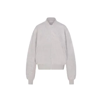 SKIMS FW23 FLEECE LOUNGE BOMBER JACKET Jackets Coats Women's