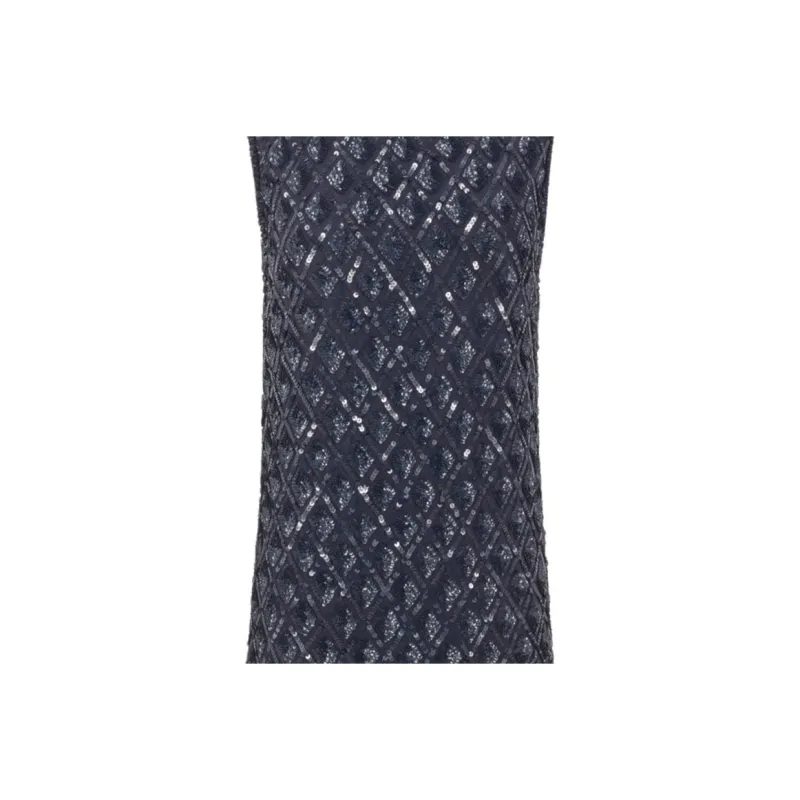 PAROSH Sleeveless Dress Women's Dark Blue-4