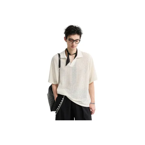 EARL JOEL Polo Shirt Men's Transparent Yellow