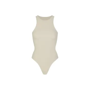 SKIMS FITS EVERYBODY HIGH NECK BODYSUIT Bodysuits Women's TALC/Talc