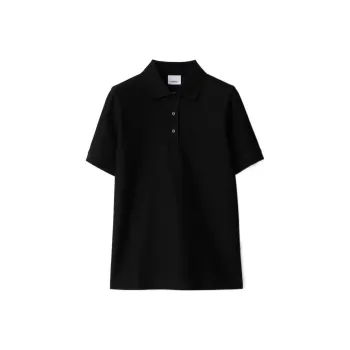 Burberry SS24 Polo Shirt Women's Black
