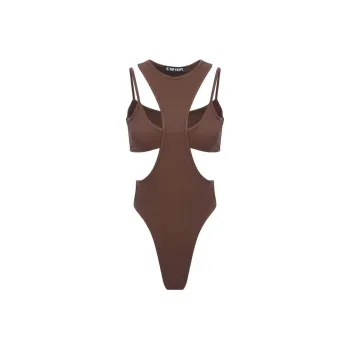 The Kript Bodysuits Women's Brown