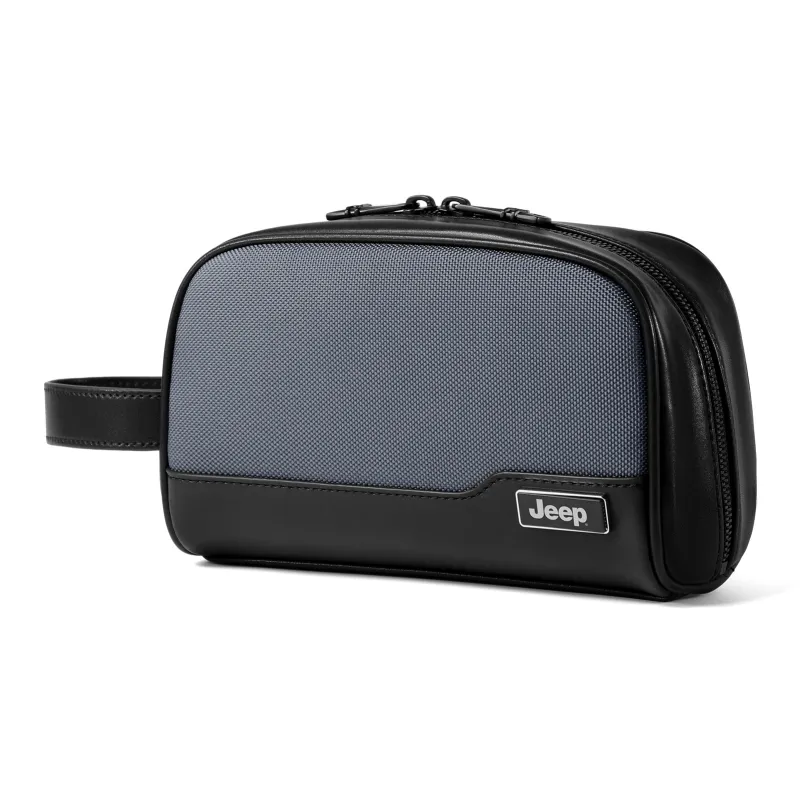 Jeep Nylon Clutch Regular Men's Black/Gray/Black Gray-11