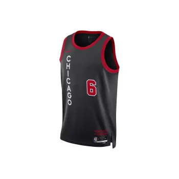 Nike x NBA Chicago Bulls Basketball Jerseys Men's Black
