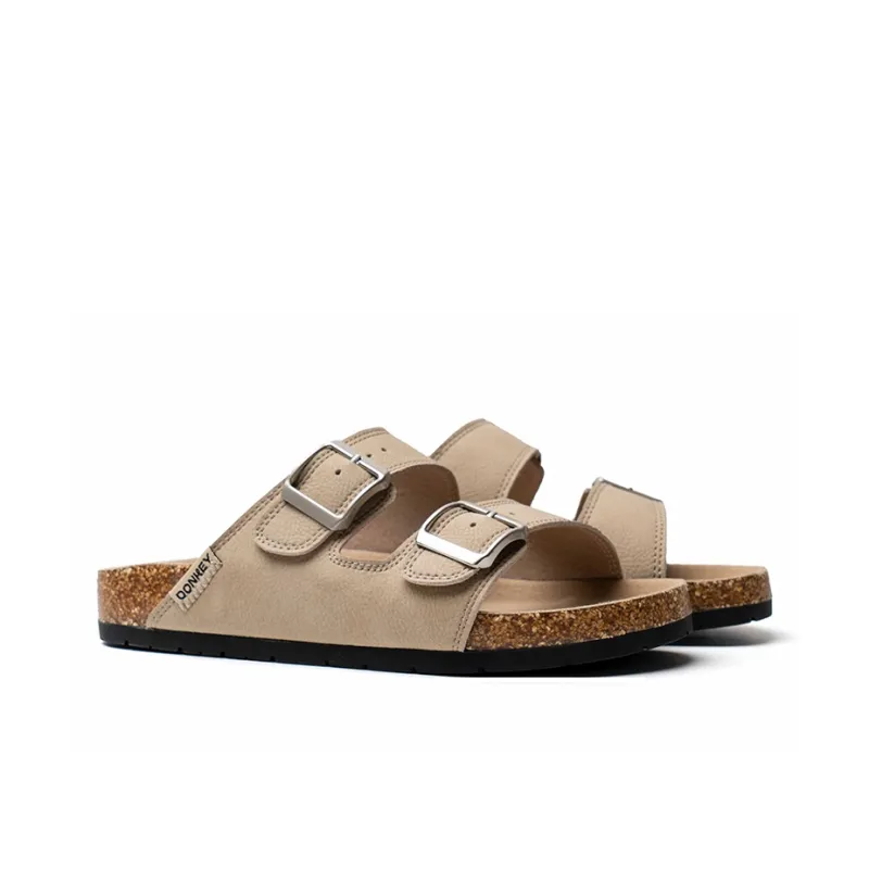 Mule Donkey Composite Sole Slip Resistant Slide Slippers Women's Light Khaki-2