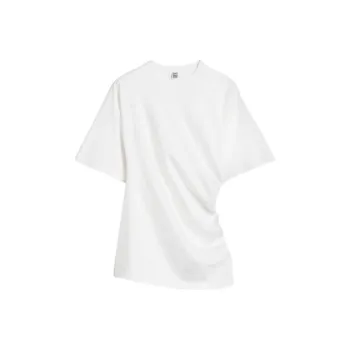 TOTEME Asymmetric Crewneck T-Shirt