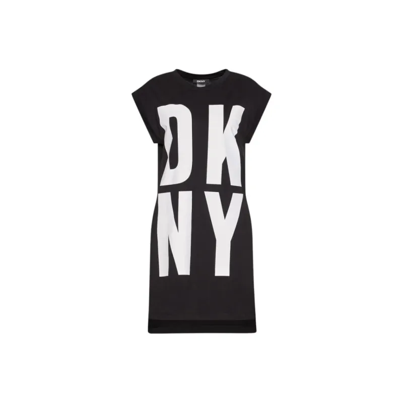 DKNY Longline Logo print Vest Top-0