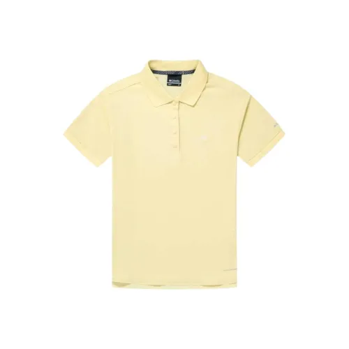 Columbia Polo Shirt Women's Yellow