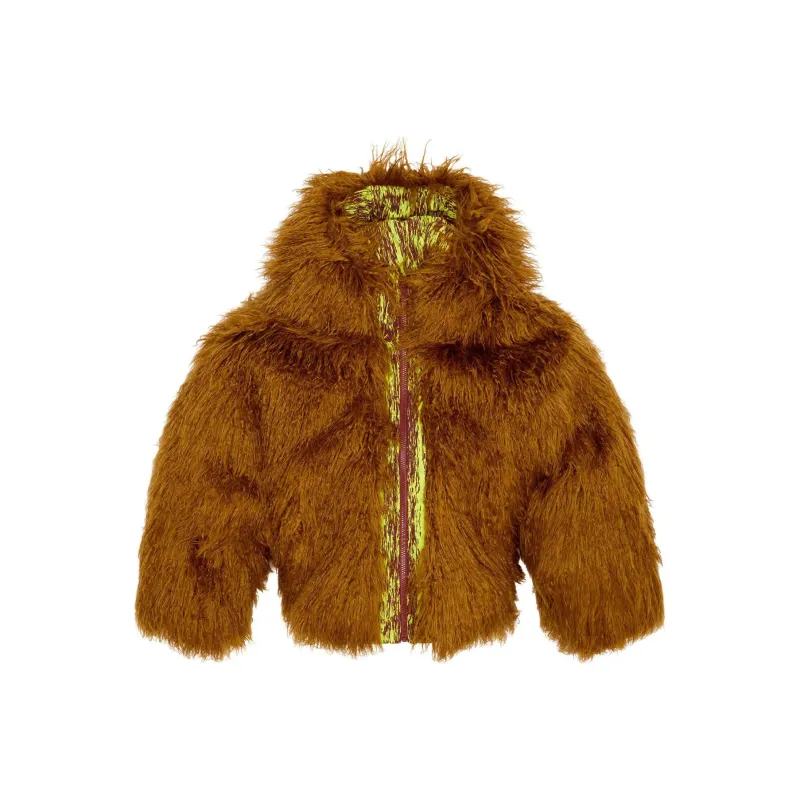 DIESEL W ASABI Faux fur Jacket-0
