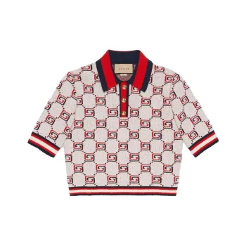 GUCCI SS23 Polo Shirt Women's Red
