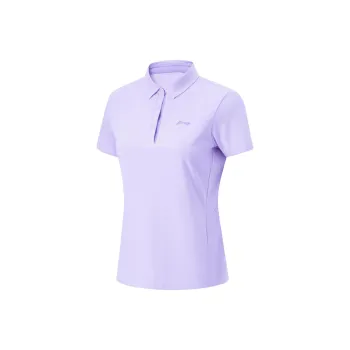 LiNing Fitness Series Polo Shirt Women's Lilac