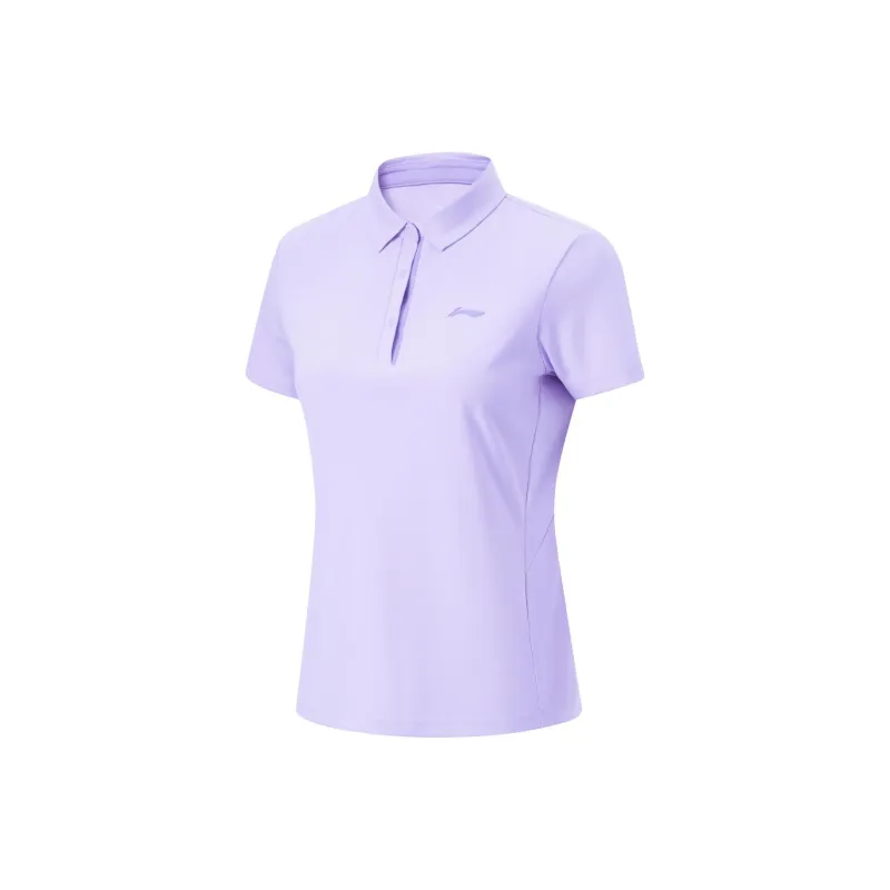 LiNing Fitness Series Polo Shirt Women's Lilac-0