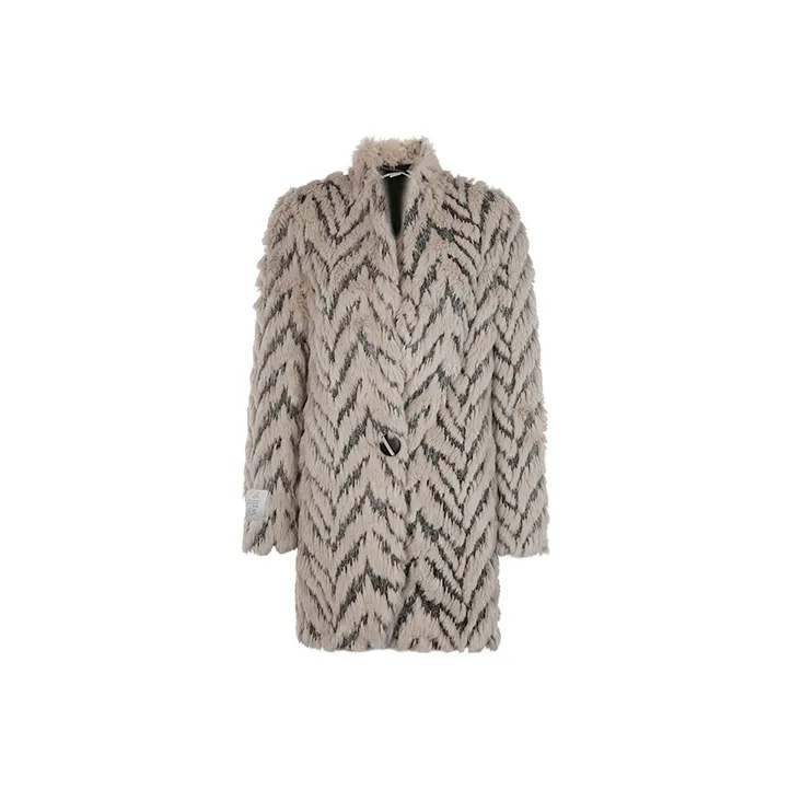 Stella McCartney Jackets Women's Black Beige-0
