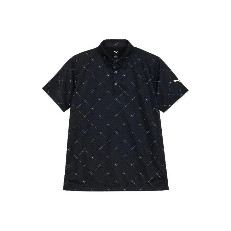 PUMA AOP Golf Clothing Men's Black-0