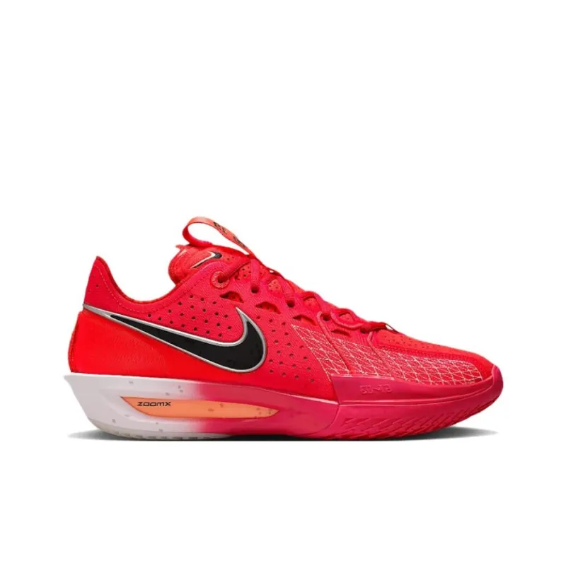 Nike G.T. Cut 3 Anti Slip Wear Resistant Low Top Basketball Shoes Men's Red-1