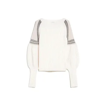MaxMara Ribbed knit Panelled Jumper