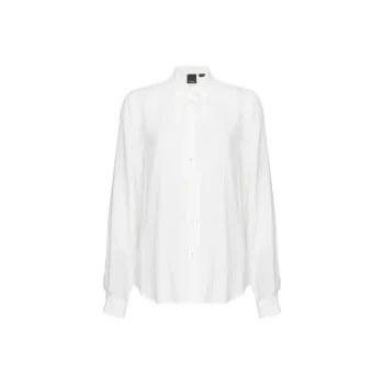 PINKO High-Low Hem Buttoned Shirt