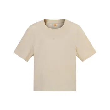 Timberland Drop Shoulder Sleeve T Shirt Women's Light Brown