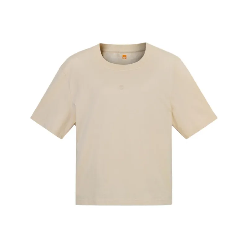 Timberland Drop Shoulder Sleeve T Shirt Women's Light Brown-0