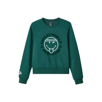 Skechers Sweatshirt Women's Yellow Pine Green