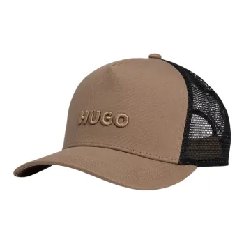 HUGO BOSS Cotton Baseball Caps Unisex Brown