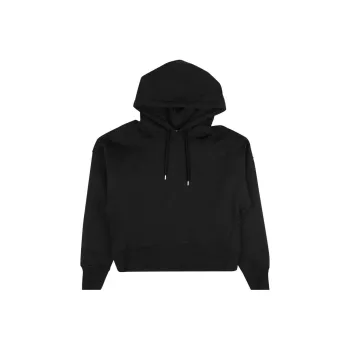 Moncler Metallic Lettering Logo Hoodie Sweatshirt 'Black'