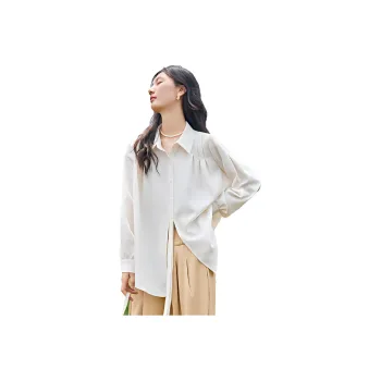 VIMLY Shirt Women's Cream Apricot