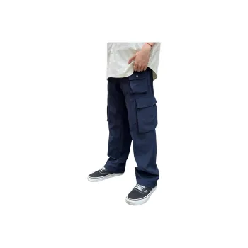 CORNILOT Casual Pants Unisex Blue