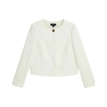 Yiner Jackets Coats Women's Cream White