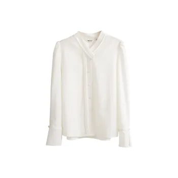 Olrain Chiffon Shirts Women's Ecru