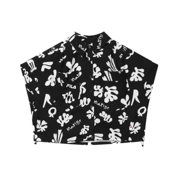 FILA FILA X THE MET Co branded Series Shirt Women's All Over Print