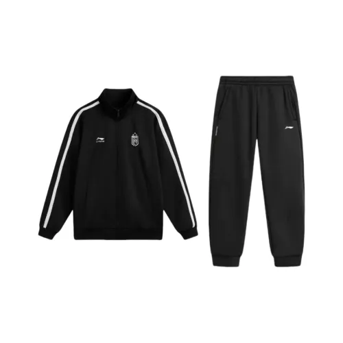 LiNing Sports Life Collection Sweatshirt Set Men's Black