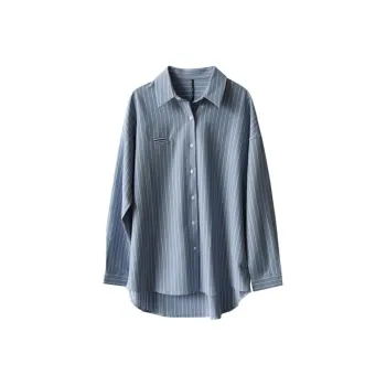 SHALLOW STREAMS Shirt Women's Blue White