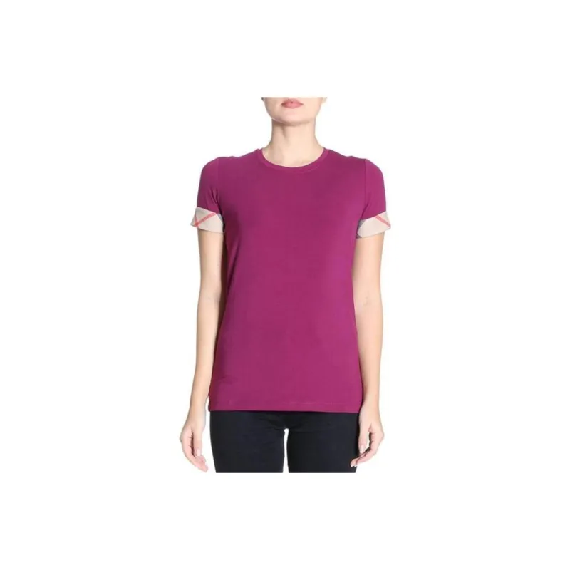 Burberry T Shirt Women's Purple-0