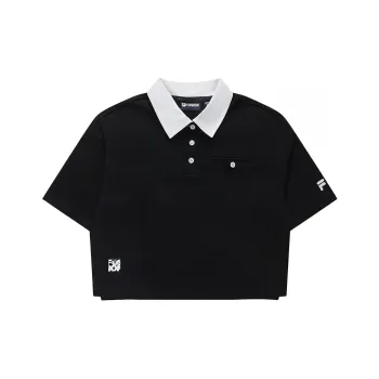 FILA FUSION Polo Shirt Women's Jet Black
