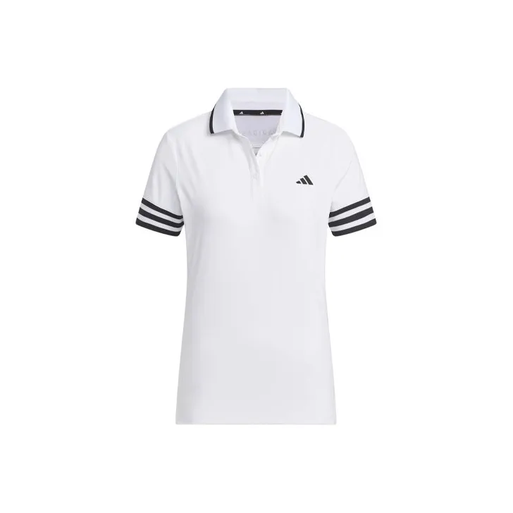 Adidas Aeroready Short Sleeve Polo Shirt Polo Shirt Women's White-0