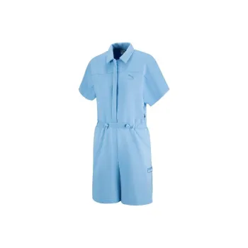 PUMA Humming 3,SS23 Chinese Culture Tribute Series Bodysuits Women's Light Blue