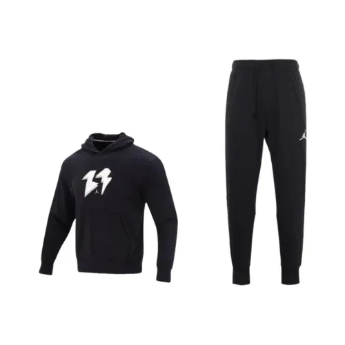 Jordan Sweatshirt Set Men's Black