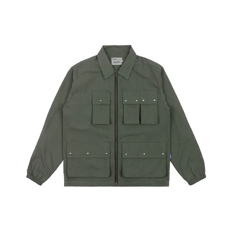 BLUELANDINC Jackets Women's Army Green-0
