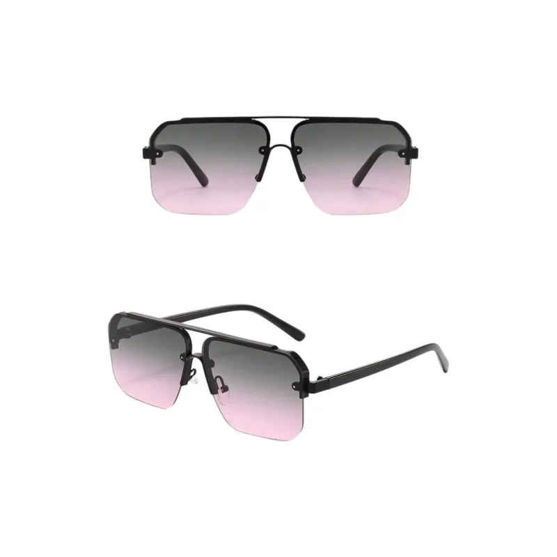 JEANSWEST PC Metal Square Sunglasses Unisex-1