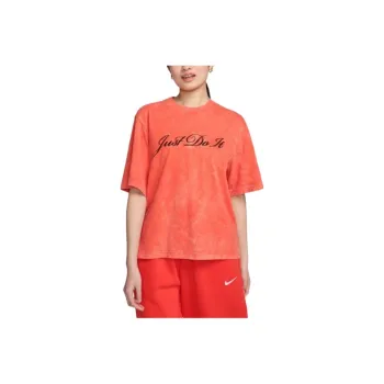 Nike T Shirts Women's Orange