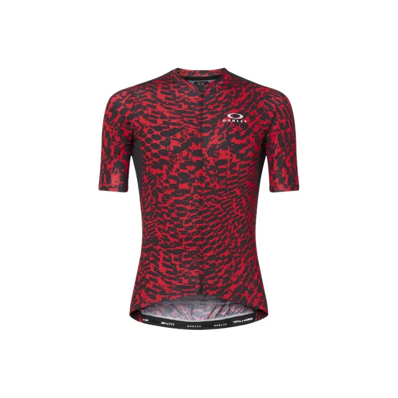 Oakley Endurance Dazzle Camo Jersey Soccer Jerseys Men's Red/Black-0