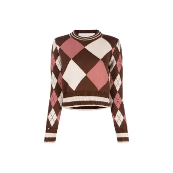 Golden Goose Intarsia Knit Crewneck Jumper