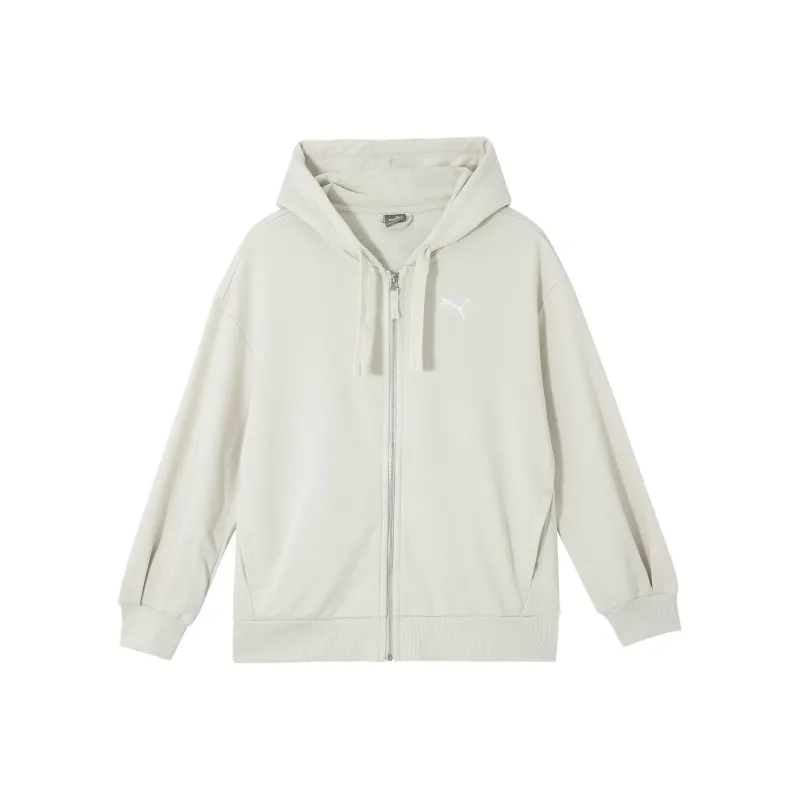 PUMA HoodieHER Jackets Coats Women's Snow White-0