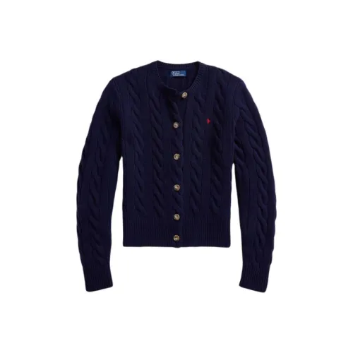 Polo Ralph Lauren Pony Embroidered Cable Knit Cardigan