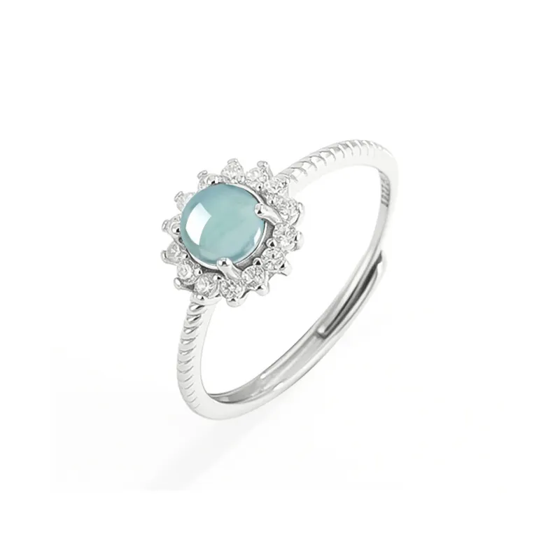 Jade Is Boundless Ice Glutinous Jadeite Rings Women's-0