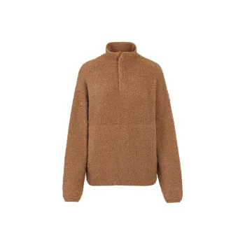 Skims Cozy Knit Pullover Camel