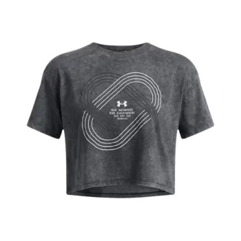 Under Armour Anywhere Drop Shoulder Sleeve T Shirt Women's Black