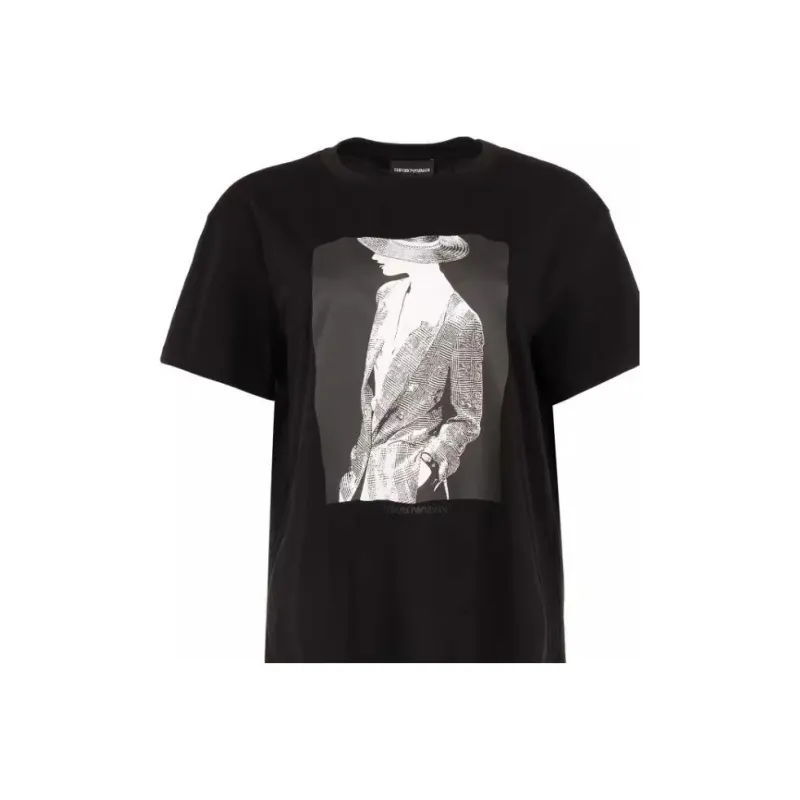 EMPORIO ARMANI T Shirts Women's Black-0